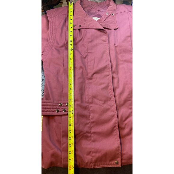 Mulberry Street Womens Quilted Mauve Jacket Size L - Picture 13 of 14